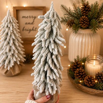 Sapins de Noël enneigés NOUVEAU