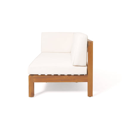 Stylish Outdoor Sofa Set And Acacia Wood Frame