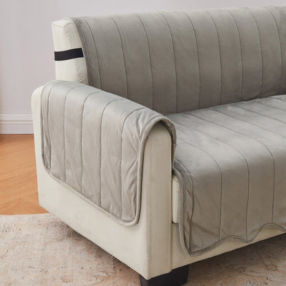 Velvet Furniture Protector And Elastic Cover