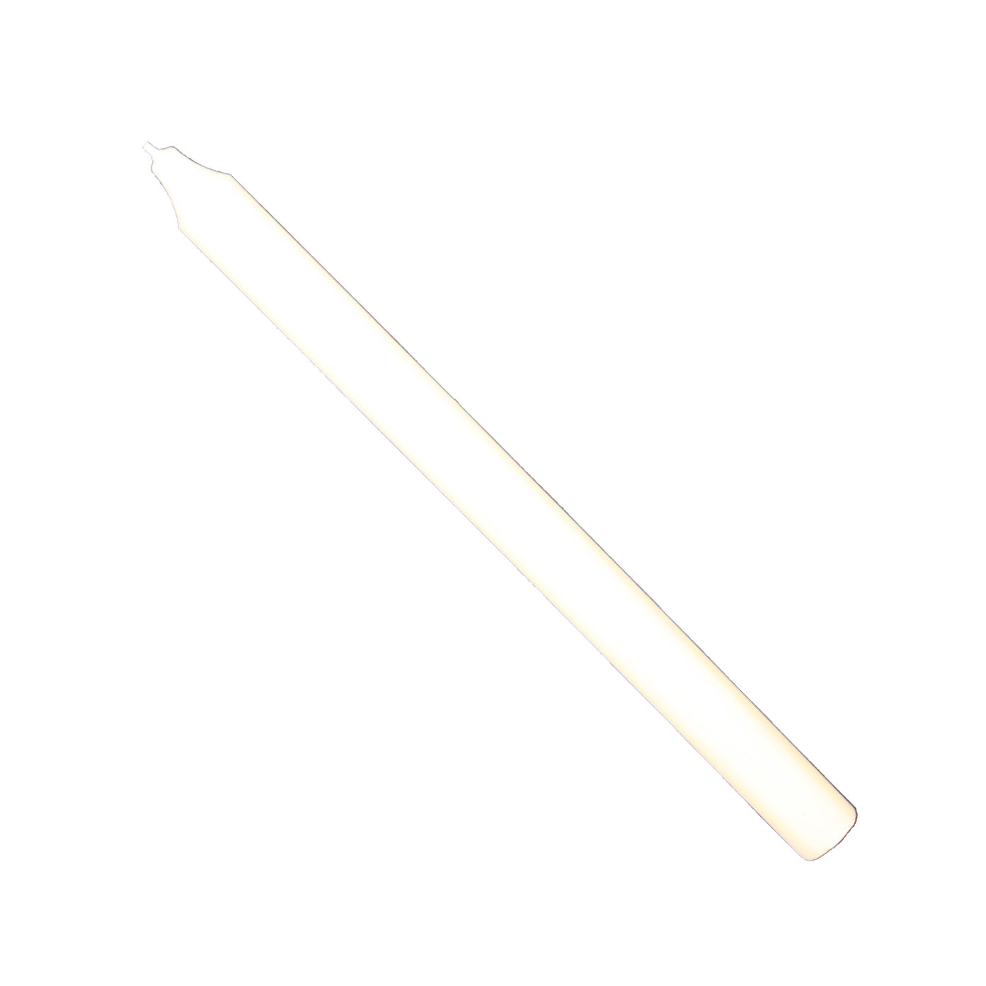 Vela cónica rústica para cena - 30 cm color crema