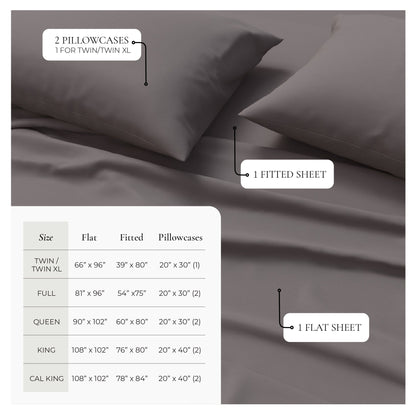 Breathable Viscose from Bamboo and Cotton Sheets