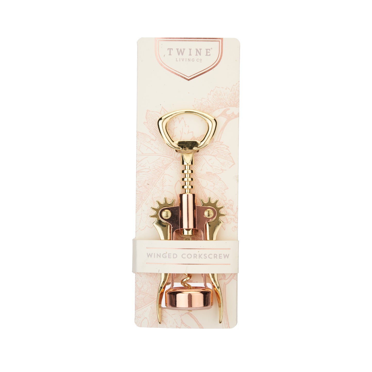 Premium Copper and Gold Winged Corkscrew Set