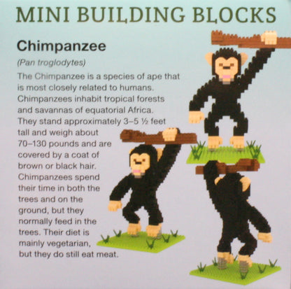 Mini bloques de construcción - Chimpancé