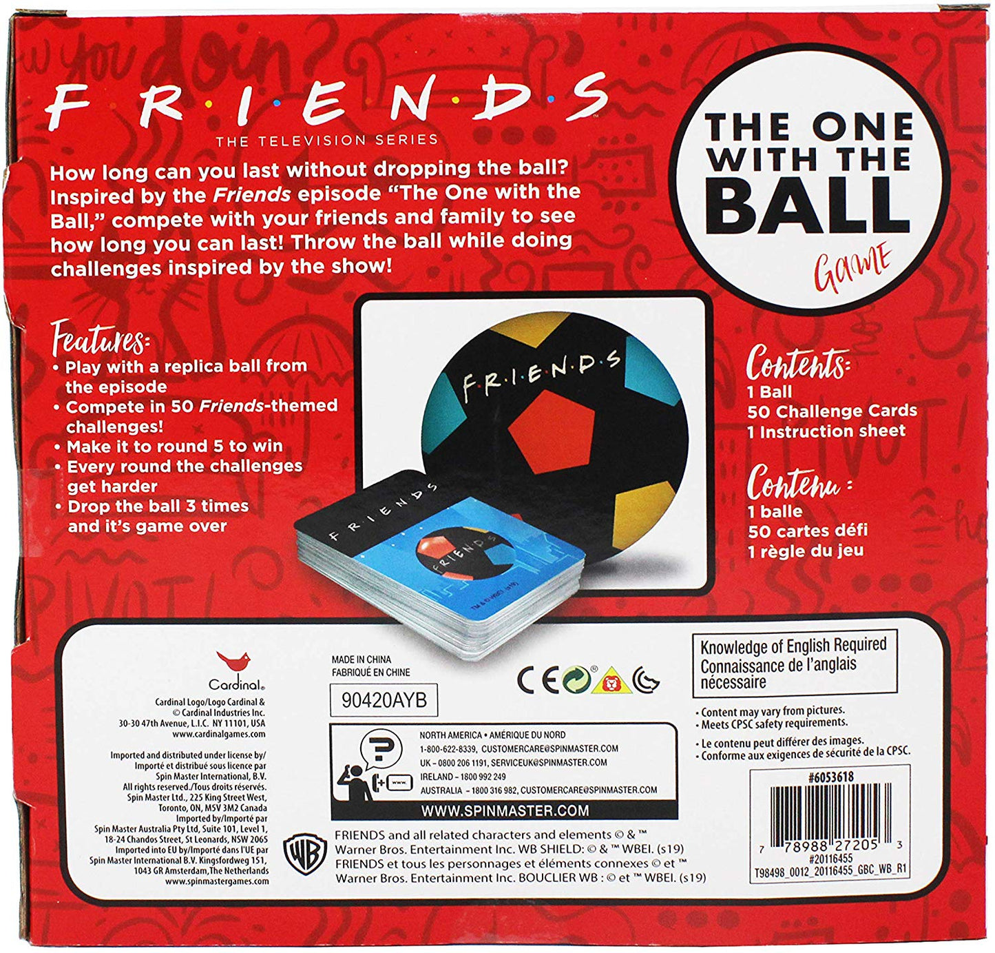 Amigos - El del balón - Juego de fiesta - para adolescentes y adultos