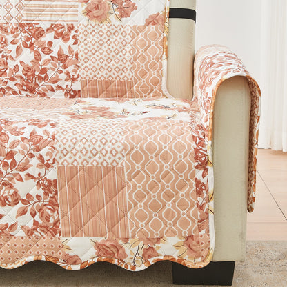 Reversible Floral Patchwork Furniture Cover