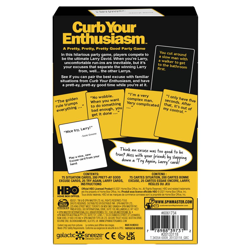 Curb Your Enthusiasm - Un jeu de société vraiment excellent