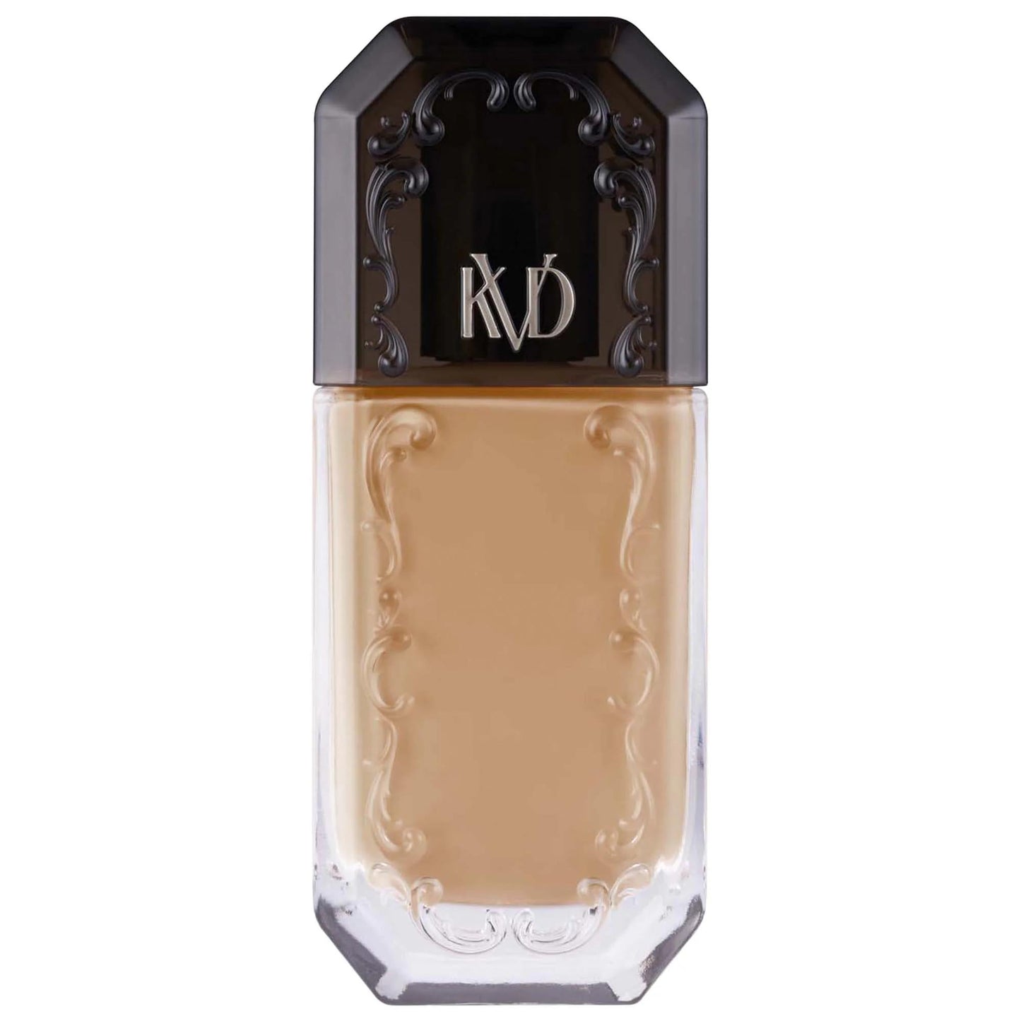 Good Apple Full Coverage Serum Foundation beige vegan non-comedogenic bottle with black cap on Tampa Home & Garden Store
