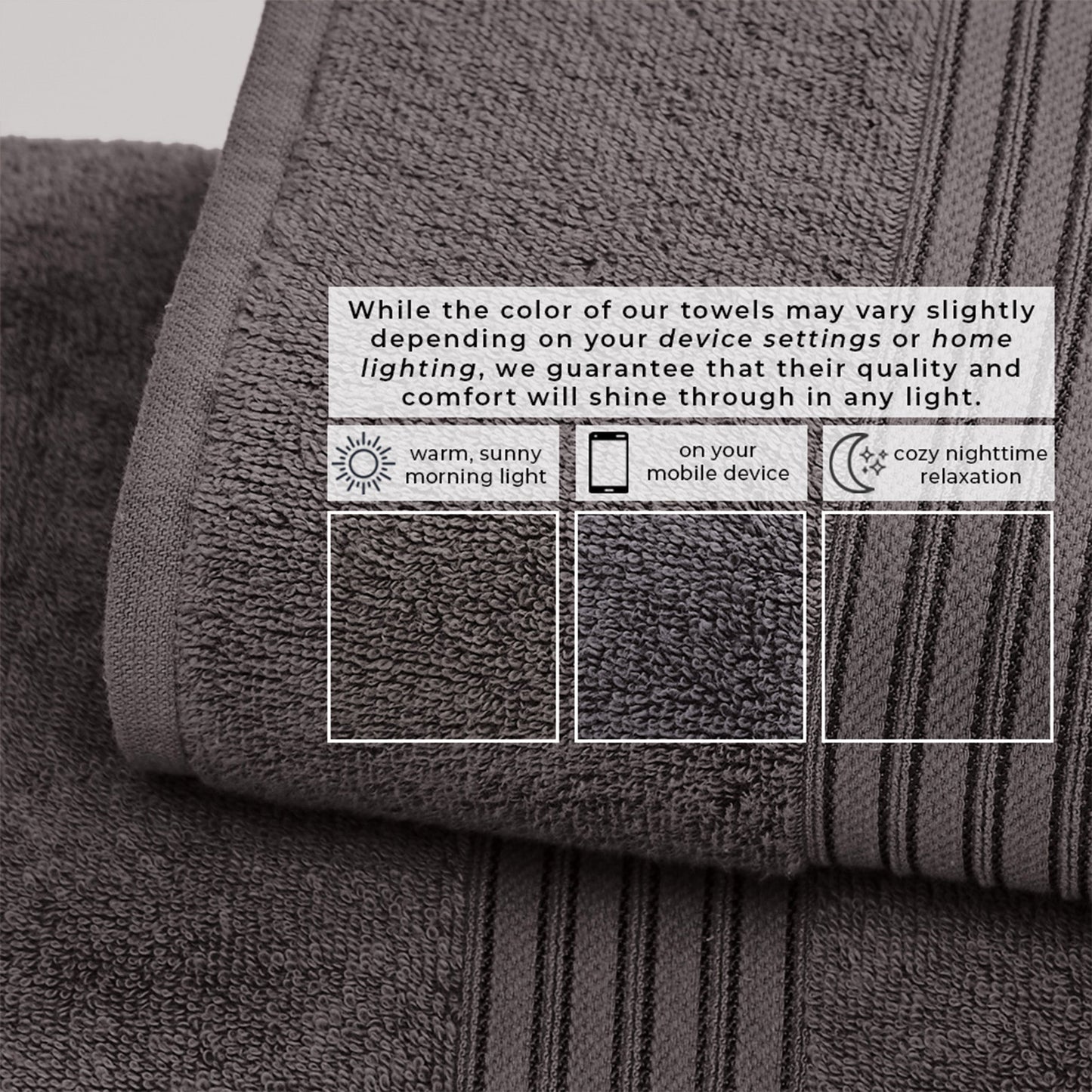 Super Soft and Lightweight Cotton Bath Towels