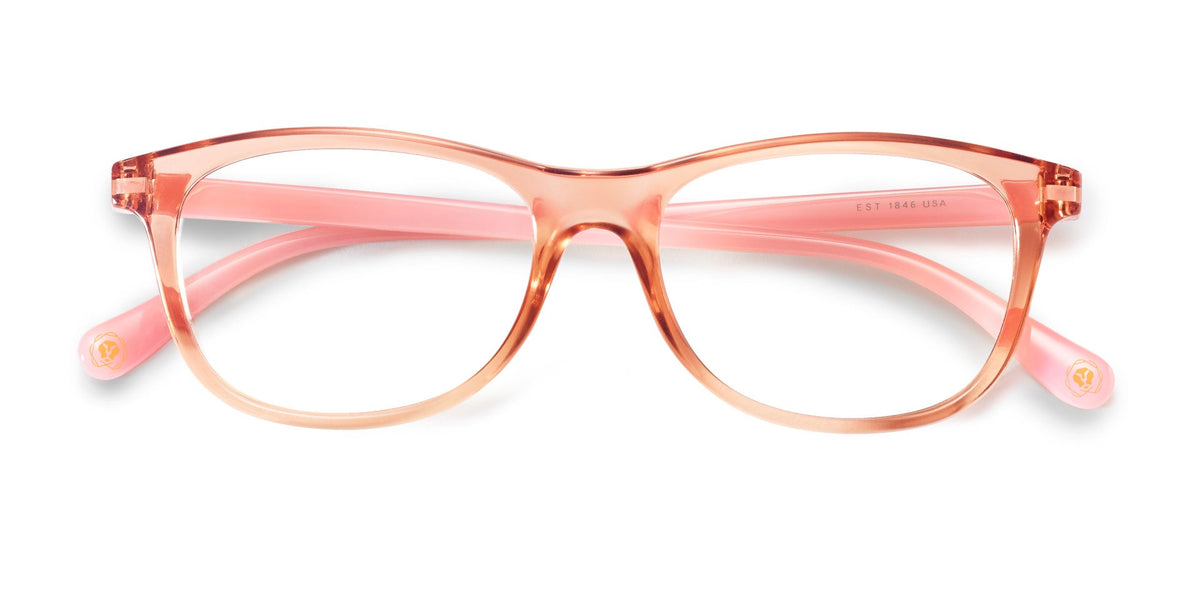 Berkeley Reading Glasses pink translucent frame 1.50 power A.T. Cross eyeglasses on Tampa Home & Garden Store