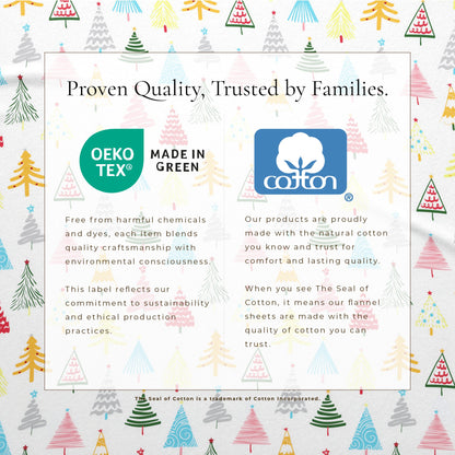 Turkish Cotton And Christmas Flannel Sheet Set