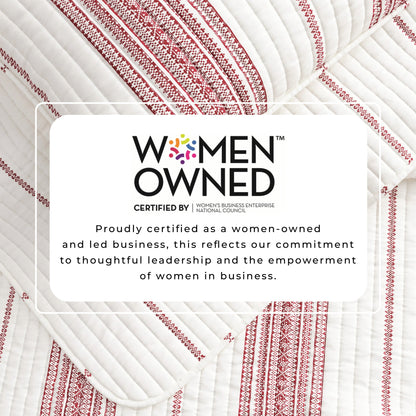 The Classic Reversible Stripe Farmhouse Quilt