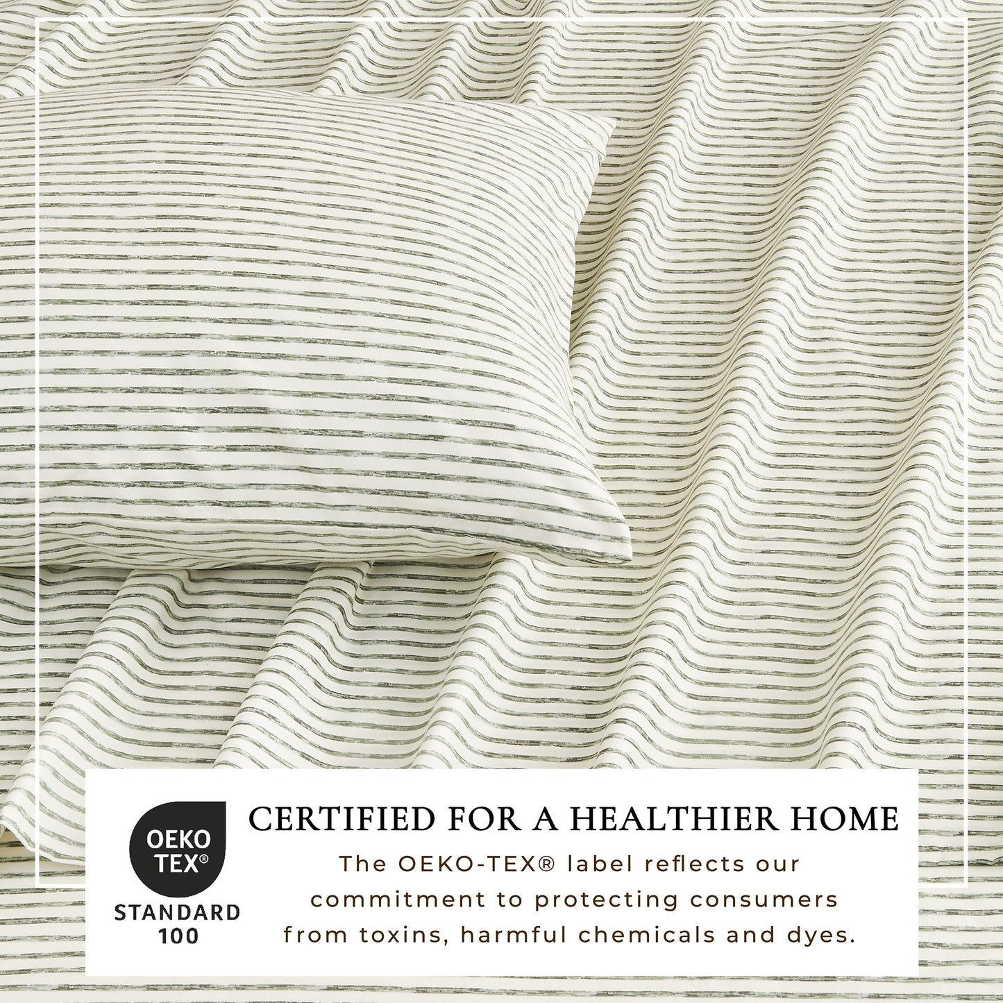 The Striped Microfiber Sheet Set and Soft Finish