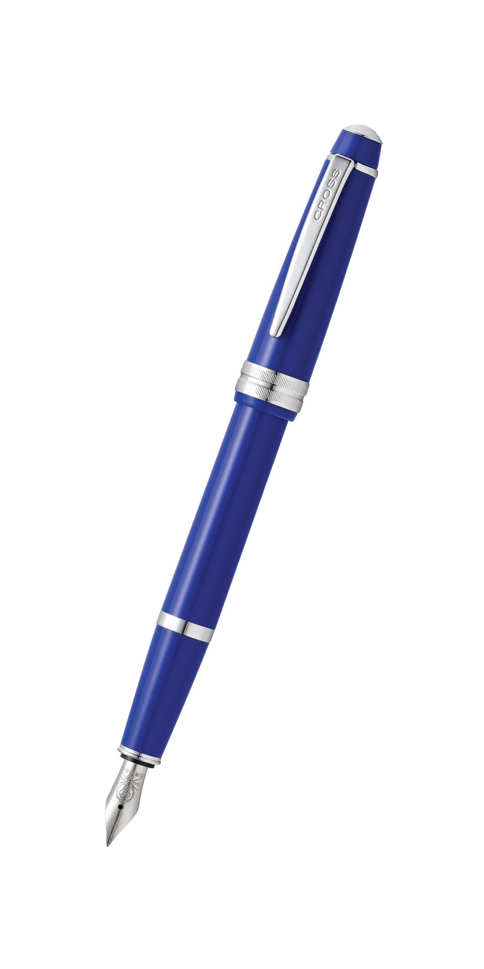 Bailey Light blue resin fountain pen with silver clip and cap band, fine nib by Cross on Tampa Home & Garden Store