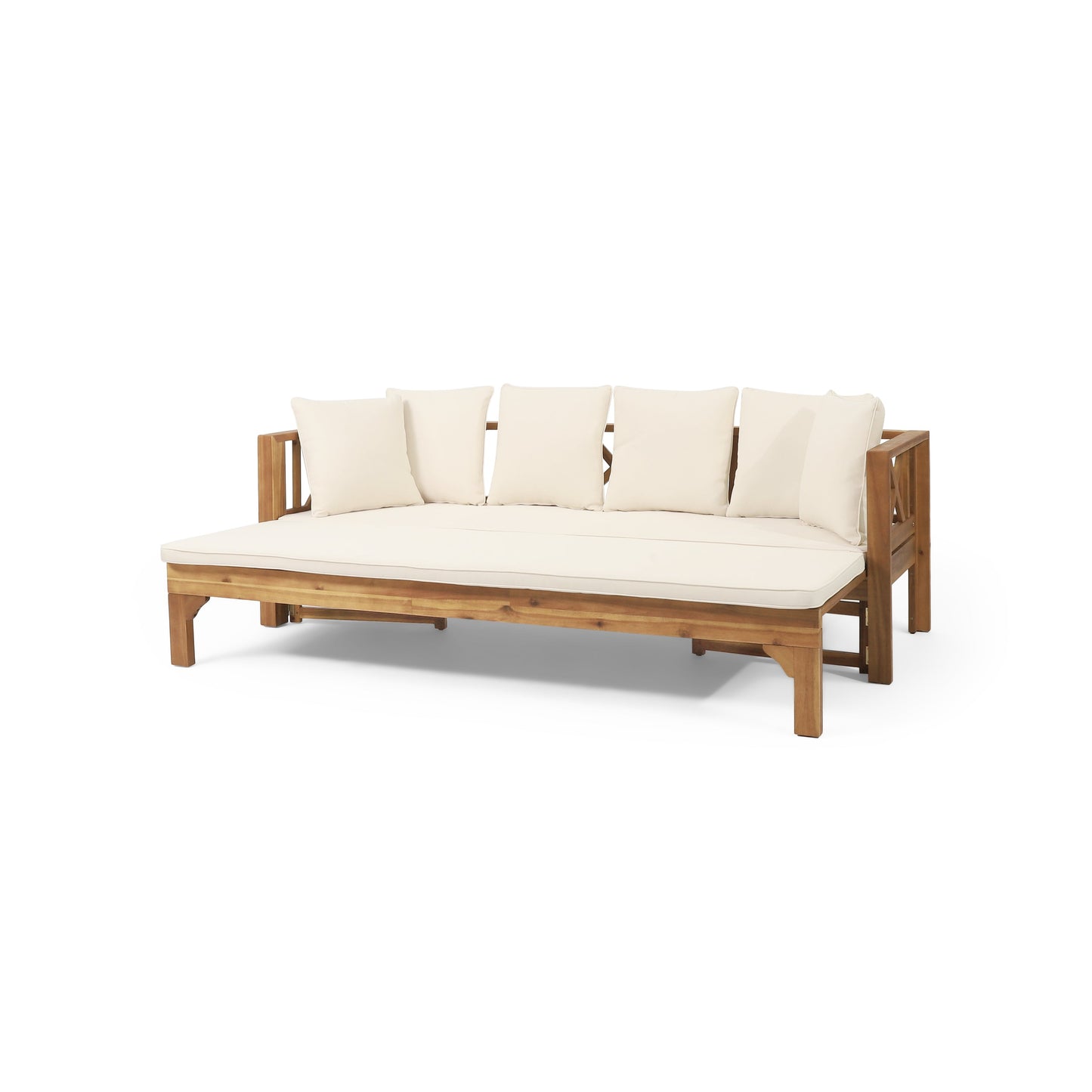 Outdoor Extendable Acacia Wood Sofa and Daybed