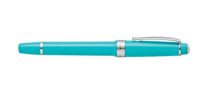 Bailey Light teal resin fountain pen by Cross with silver accents and extra-fine nib on Tampa Home & Garden Store