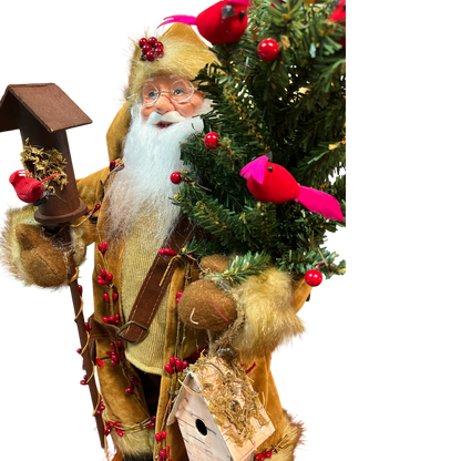Cardenal y bayas de Papá Noel - 20"