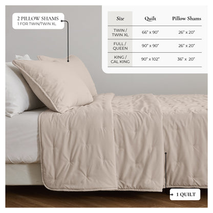 Modern Dot Stitch Quilt Set For Bedrooms