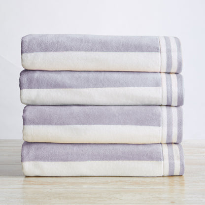 Striped Cabana Beach Towel and Soft Pastel Colors