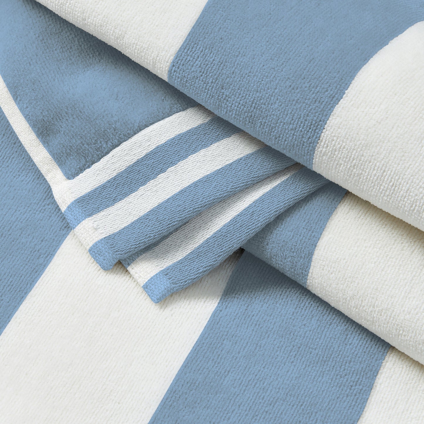 Striped Cabana Beach Towel and Soft Pastel Colors