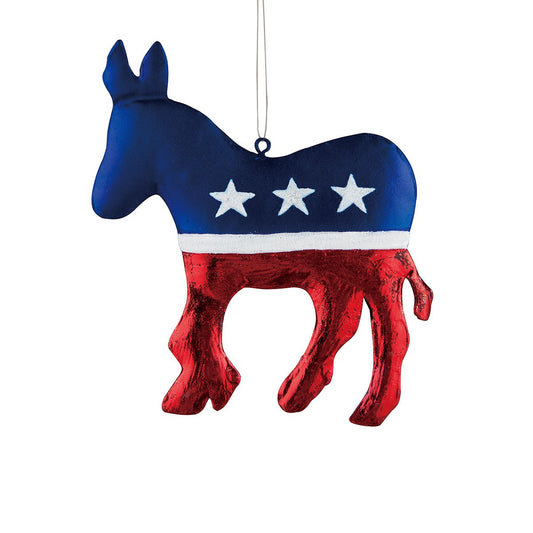 Democrat Donkey Ornament - Tampa Home & Garden Store
