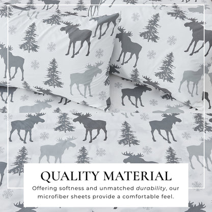 Lodge Printed Sheet Set and the Rustic Print