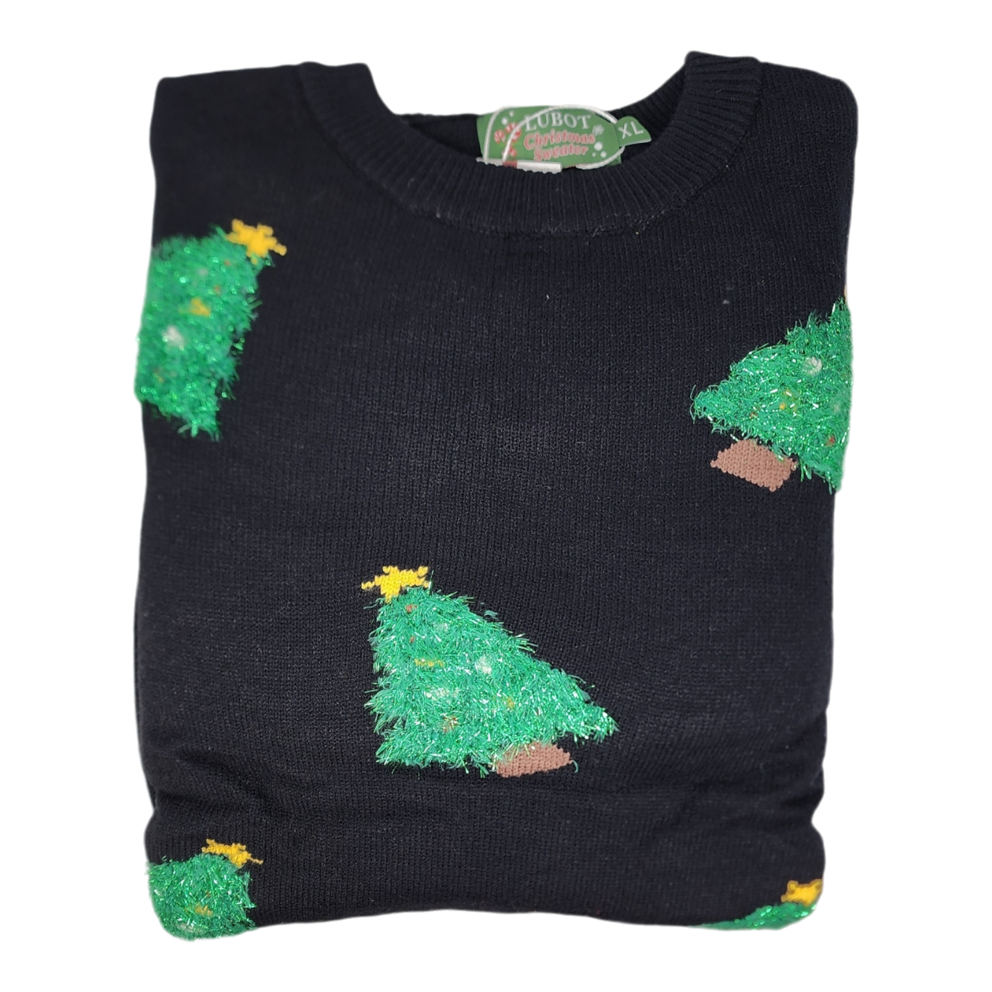 Festive Christmas Sweatershirt  - Tinsle Tree -