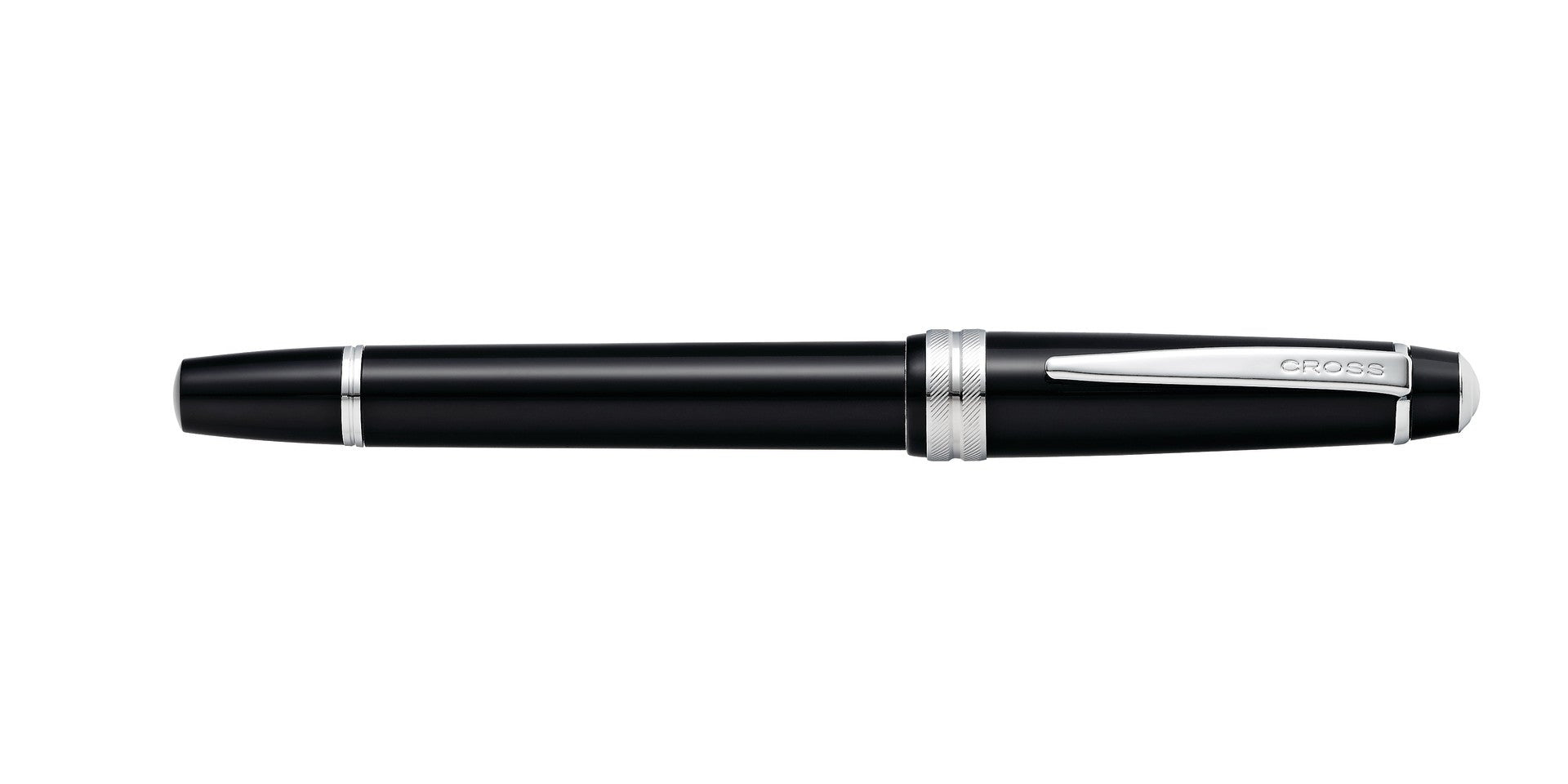 Cross Bailey Light black polished resin fountain pen with silver clip extra-fine nib on Tampa Home & Garden Store