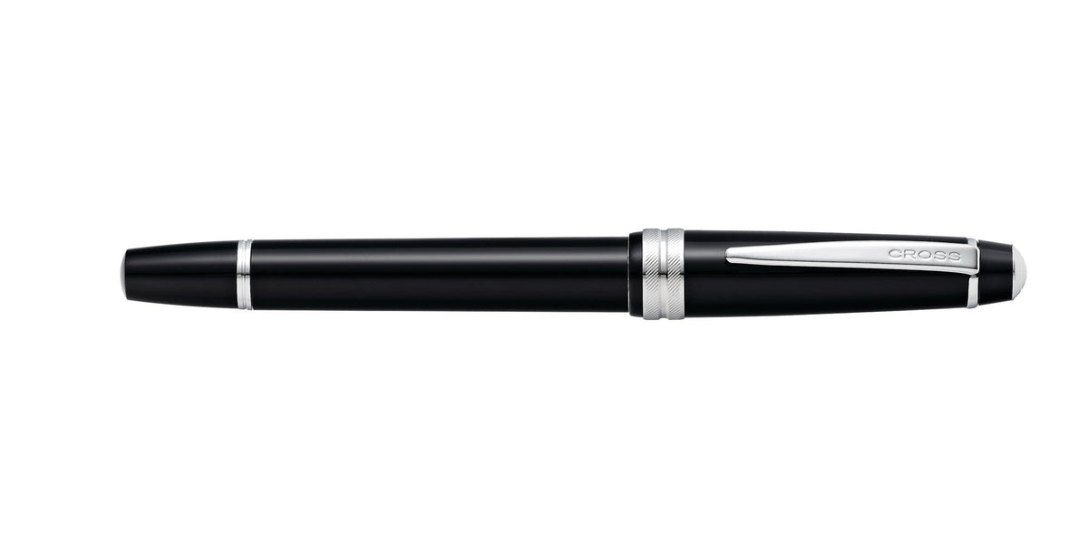 Bailey Light polished black resin fountain pen with silver clip by Cross on Tampa Home & Garden Store