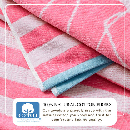 Velour Cotton Beach Towels and Maui Two Pack