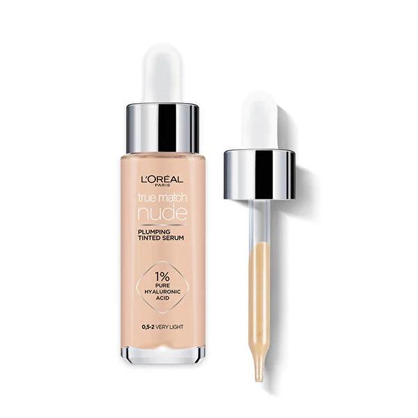 L’Oréal Paris True Match Nude foundation serum bottle with dropper, nude shade (2 items) on Tampa Home & Garden Store
