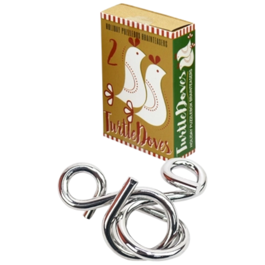 Holiday Puzzlebox Brainteaser - 2 Turtle Doves - Tampa Home & Garden Store