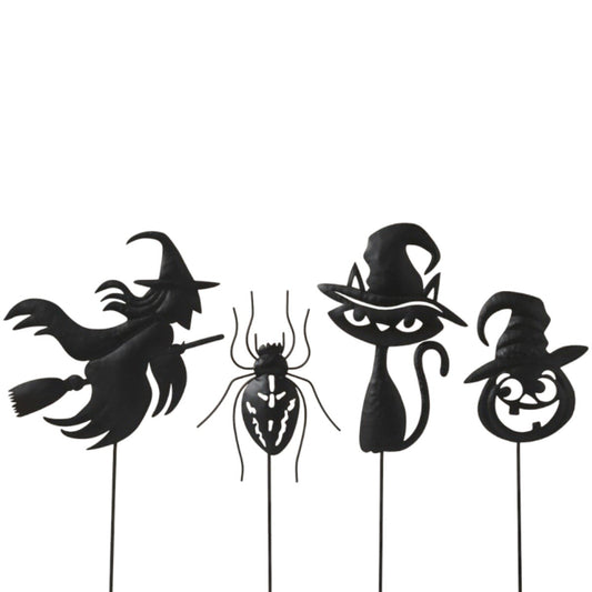 Metal Silhouette Yard Stake -