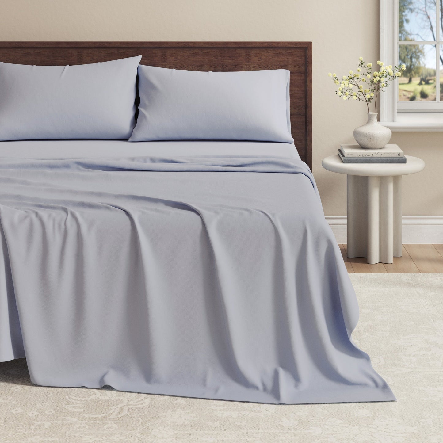 Breathable Viscose from Bamboo and Cotton Sheets