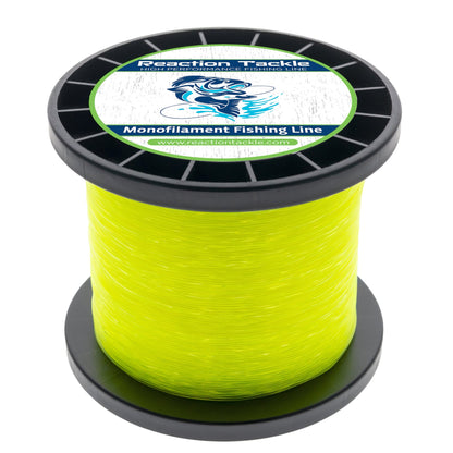 Fil de pêche monofilament en nylon Reaction Tackle - Bobines jumbo de 1 livre