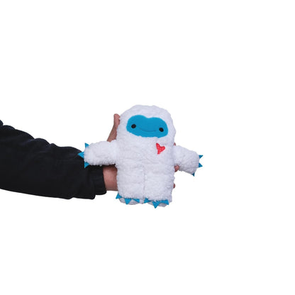 Set de regalo de peluche para perro Yeti y muñeco de nieve: con chirriador y papel arrugado para un juego divertido