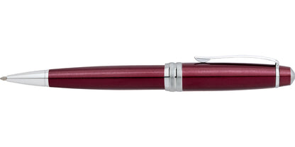 Bailey Red Lacquer Ballpoint Pen by A.T. Cross with silver clip on Tampa Home & Garden Store