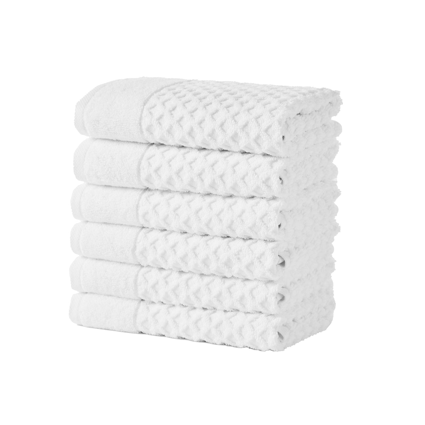 Cotton Diamond Waffle Weave Bath Towel Set