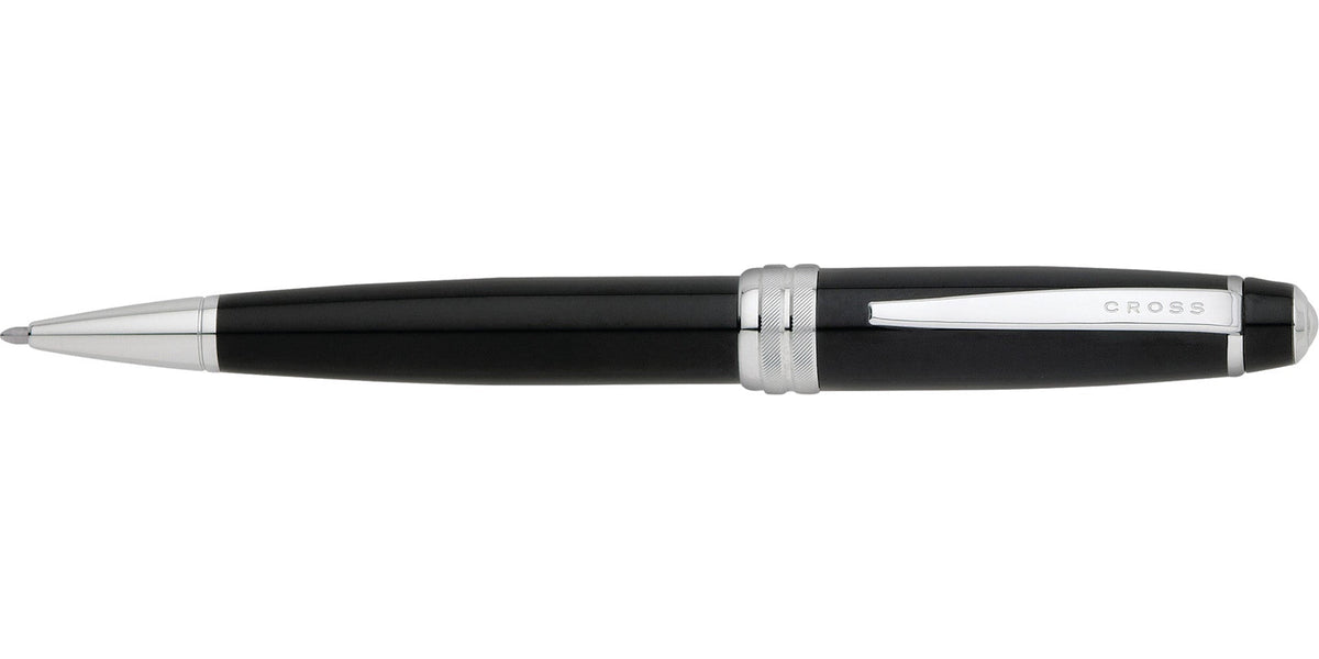 Bailey Black Lacquer Ballpoint Pen by Cross with silver-tone clip on Tampa Home & Garden Store