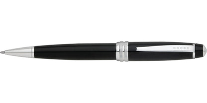 Bailey Black Lacquer Ballpoint Pen by Cross with silver-tone clip on Tampa Home & Garden Store