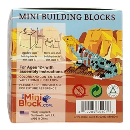 Mini Building Blocks - Collared Lizard