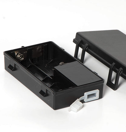 Caja de batería USB (3 pilas D) - Negra