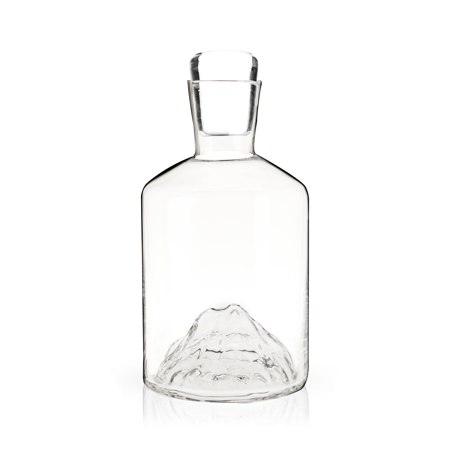 Mountain Crystal Liquor Decanter and Stopper