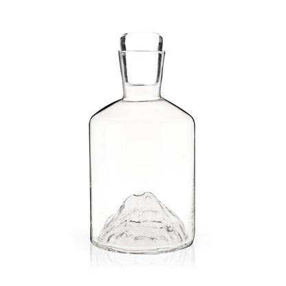 Mountain Crystal Liquor Decanter and Stopper
