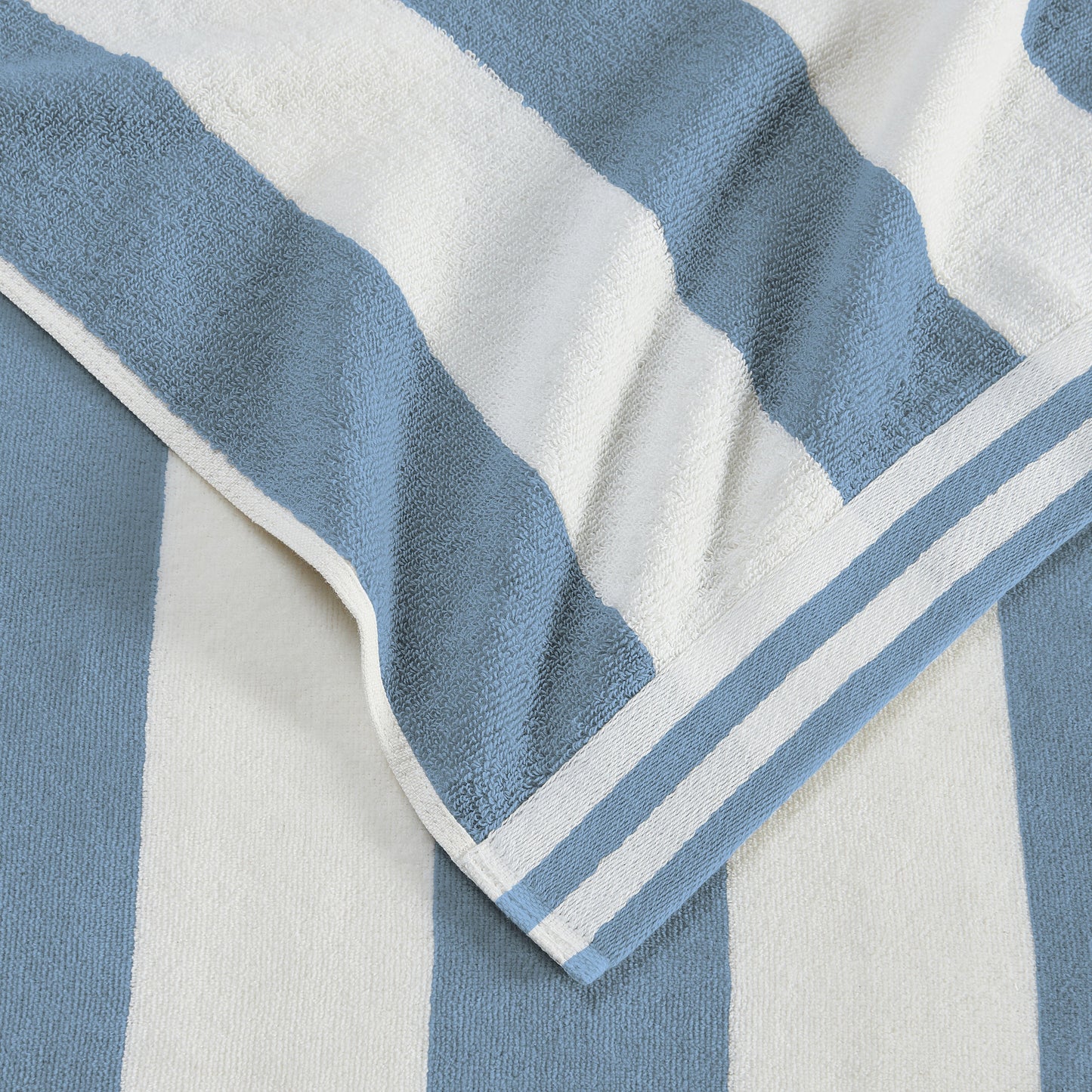 Striped Cabana Beach Towel and Soft Pastel Colors