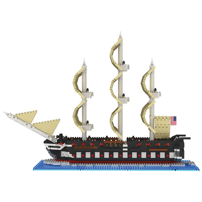 Mini blocs de construction - USS Constitution Boston MA
