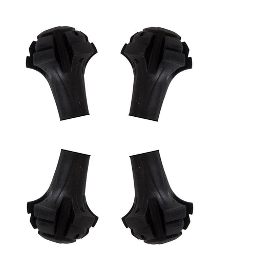 York Nordic black rubber replacement tips for trekking poles 4-pack durable caps on Tampa Home & Garden Store