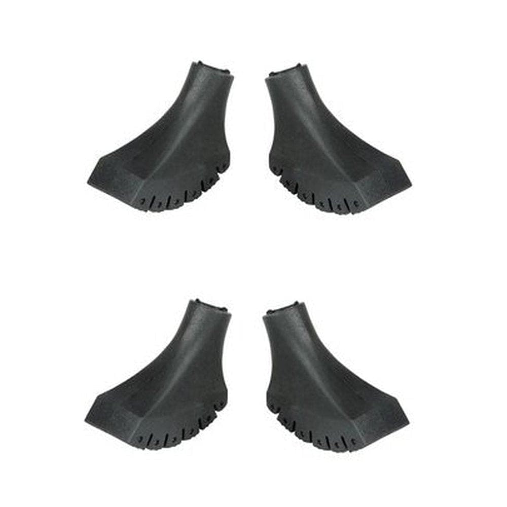 York Nordic four-pack tapered rubber tips for hiking poles black Nordic style fits all poles on Tampa Home & Garden Store