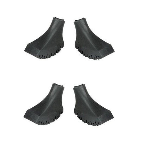 York Nordic four-pack tapered rubber tips for hiking poles black Nordic style fits all poles on Tampa Home & Garden Store