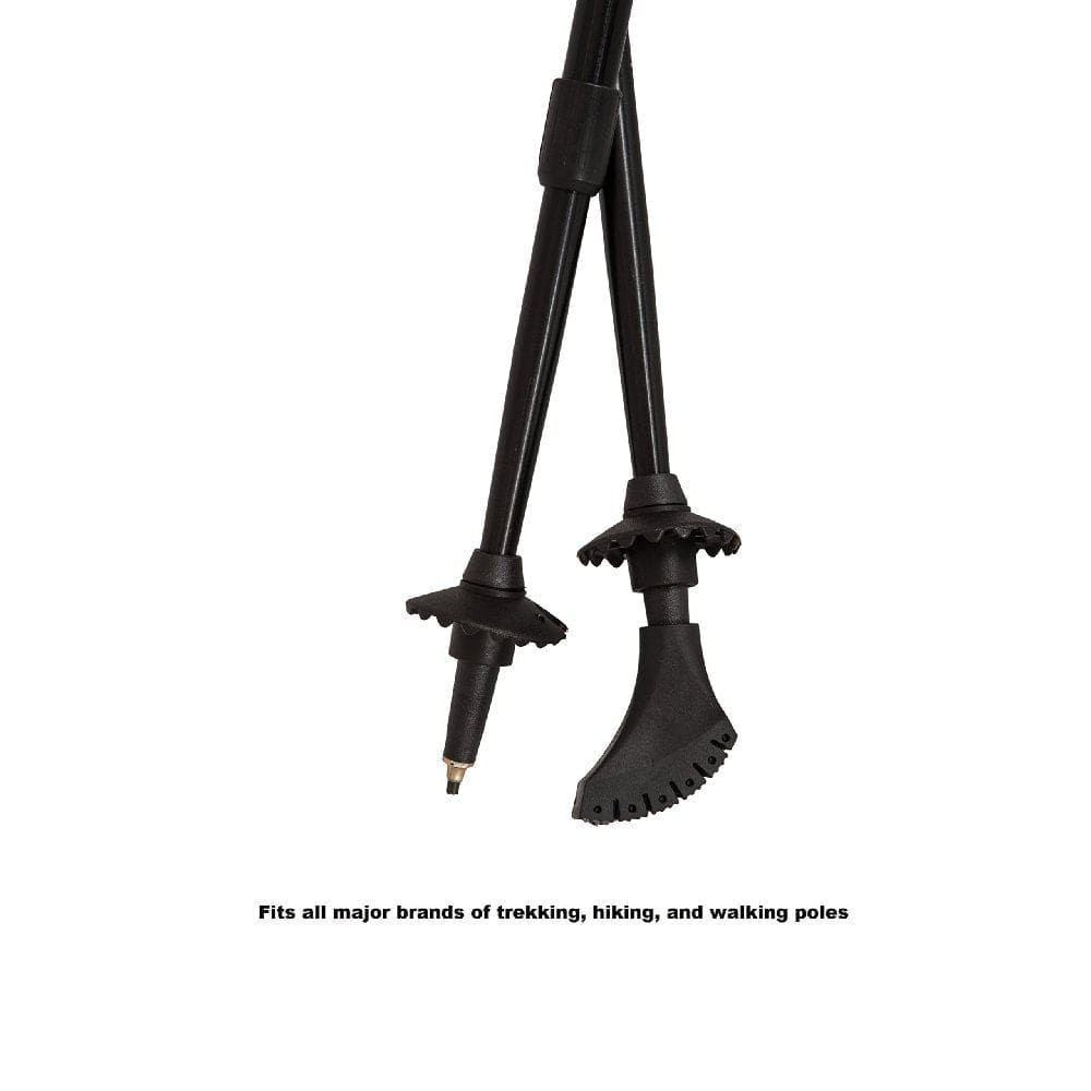 York Nordic four-pack black tapered rubber replacement tips for hiking and walking poles on Tampa Home & Garden Store