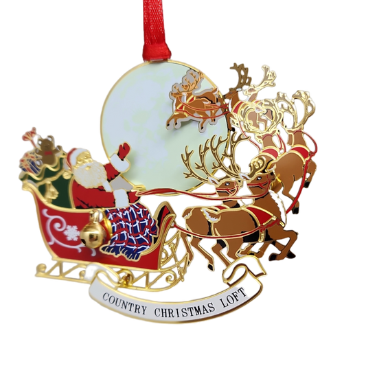 To All A Good Night Collectible Brass Ornament - Tampa Home & Garden Store